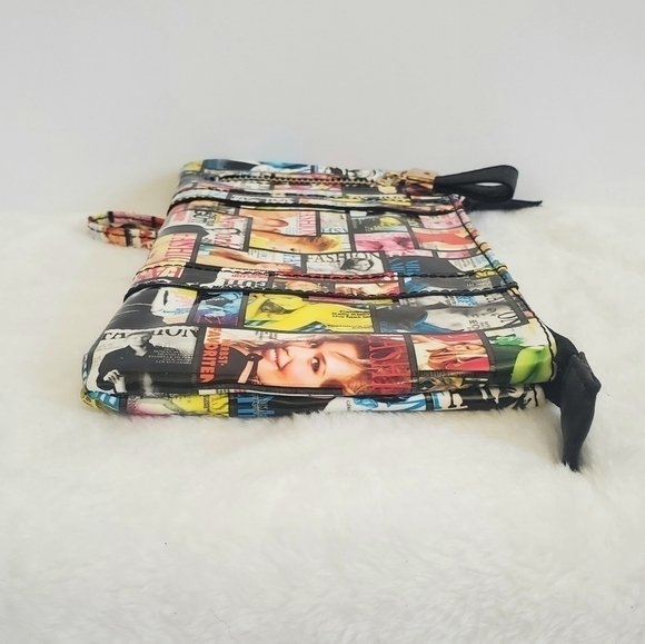 FASHION Magazine Print Style Clutch Wallet Wristlet Purse - Picture 11 of 15